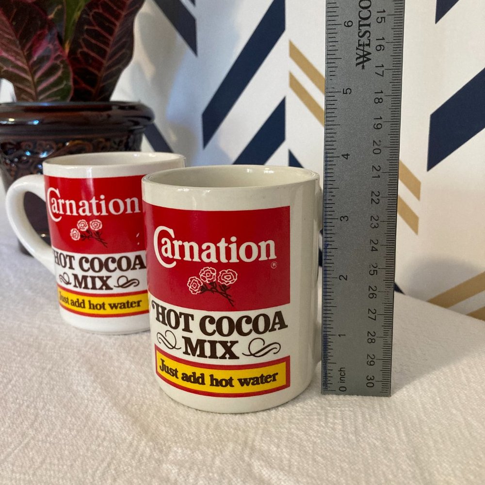 Vintage - Set of 2 – Carnation Hot Cocoa Mix - Mugs - Picture 8 of 8